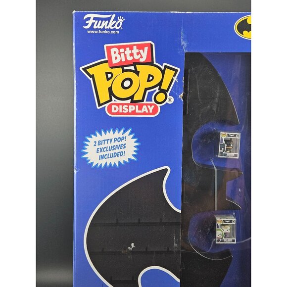 Funko Bitty POP! Display Bat-Signal With Batman & Joker Vinyl Figures 2-Pc Set - Picture 2 of 6